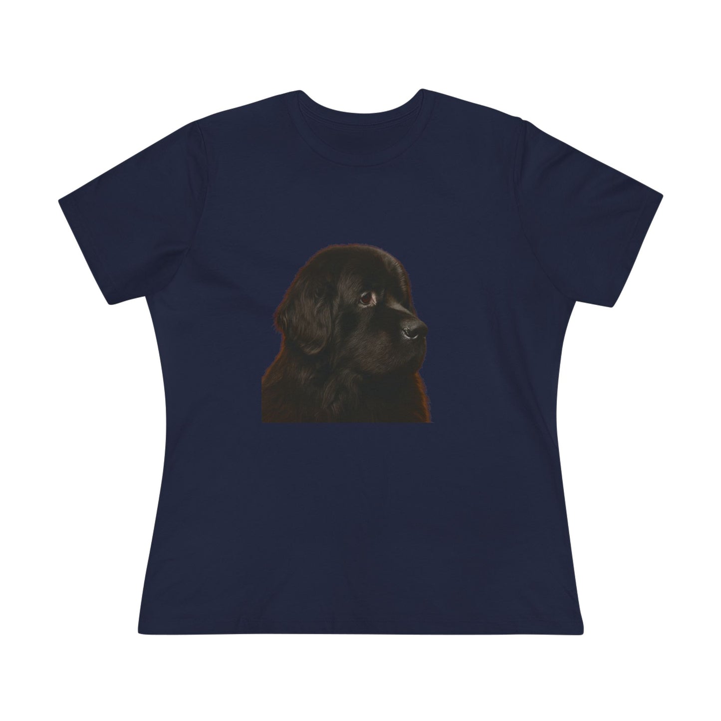 Newfie Head Women's Short Sleeve Crewneck Tee