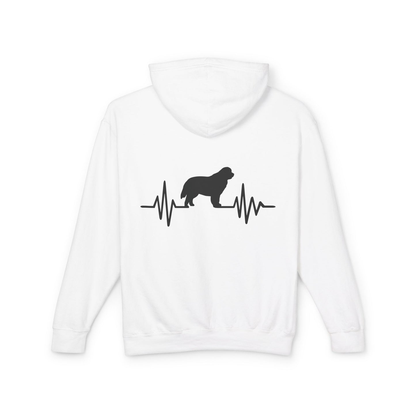 My Heart Beats For Newfies Unisex Lightweight Hoodie