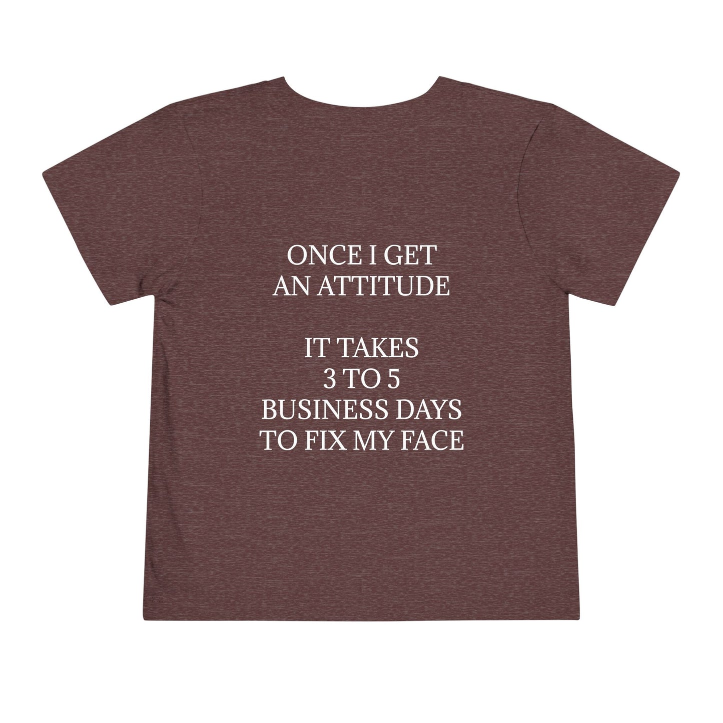 Fix My Face Toddler Unisex Short Sleeve Crewneck Tee
