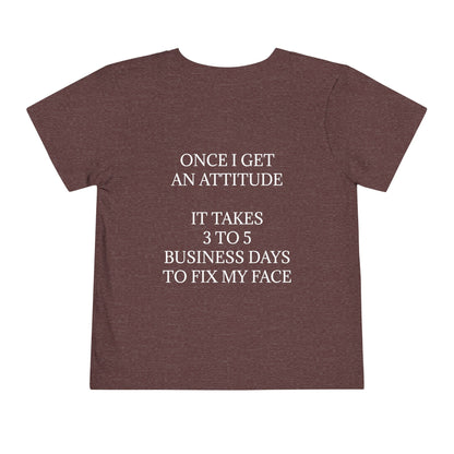 Fix My Face Toddler Unisex Short Sleeve Crewneck Tee