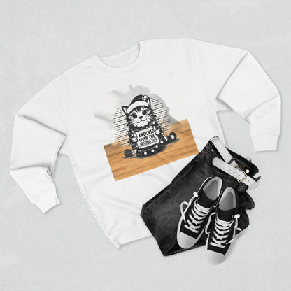 Naughty Cat Unisex Crewneck Sweatshirt