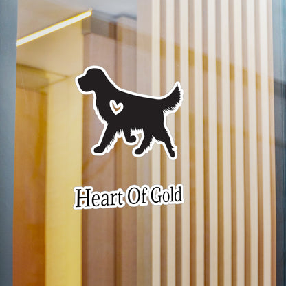 Heart Of Gold Vinyl Decal
