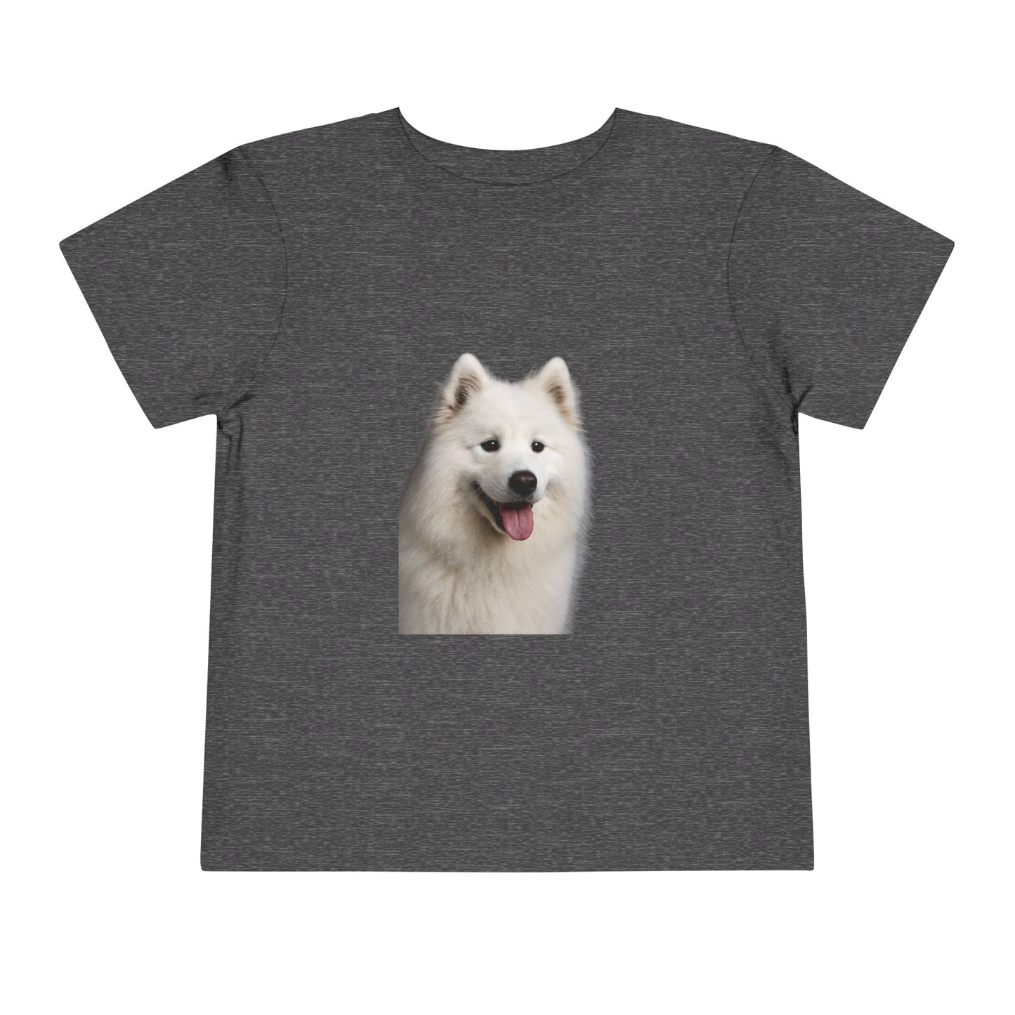 Samoyed Head Toddler Unisex Short Sleeve Crewneck Tee
