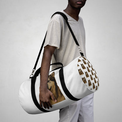 Malamute Head Duffel Bag