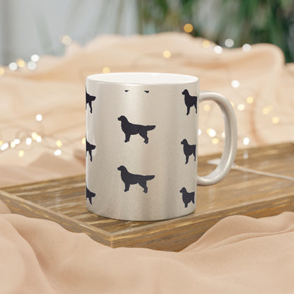 Golden Silhouette Metallic Coffee Mug
