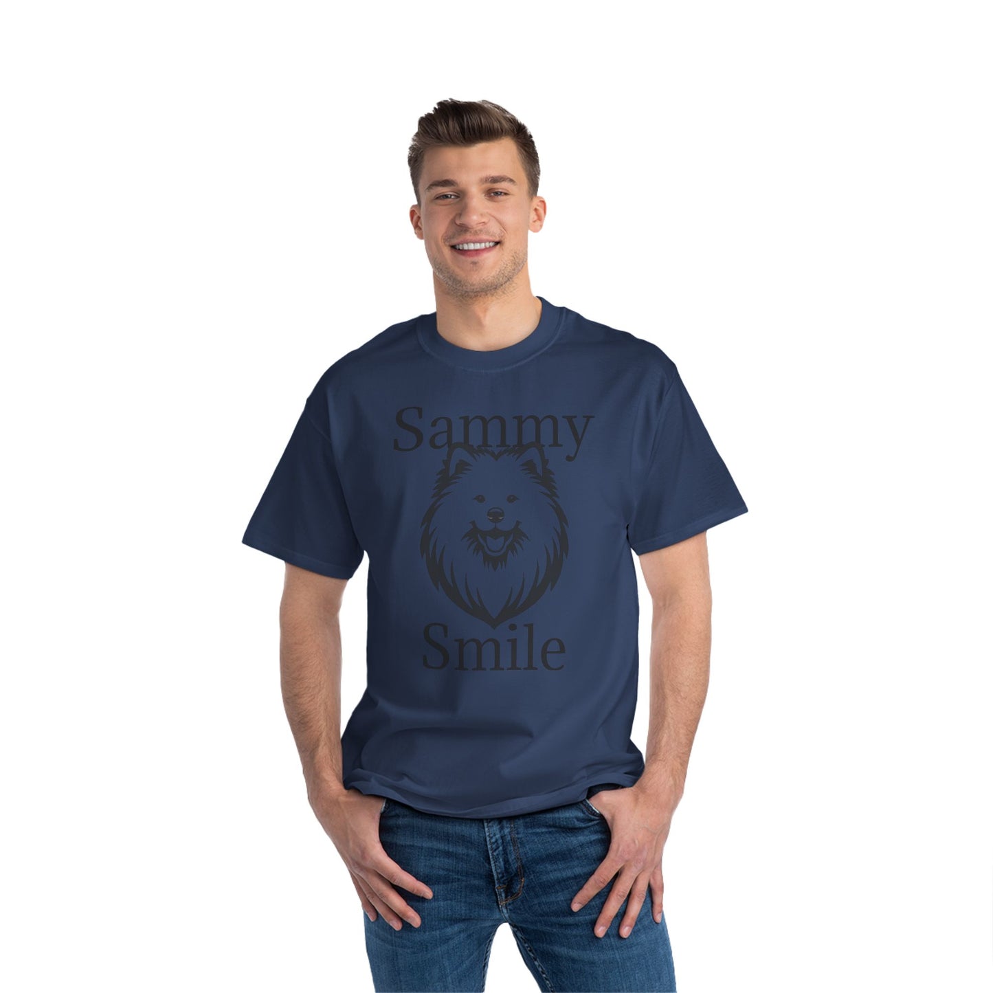Sammy Smile Men's Short-Sleeve Crewneck Tee