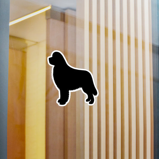 Newfie Silhouette Vinyl Decal