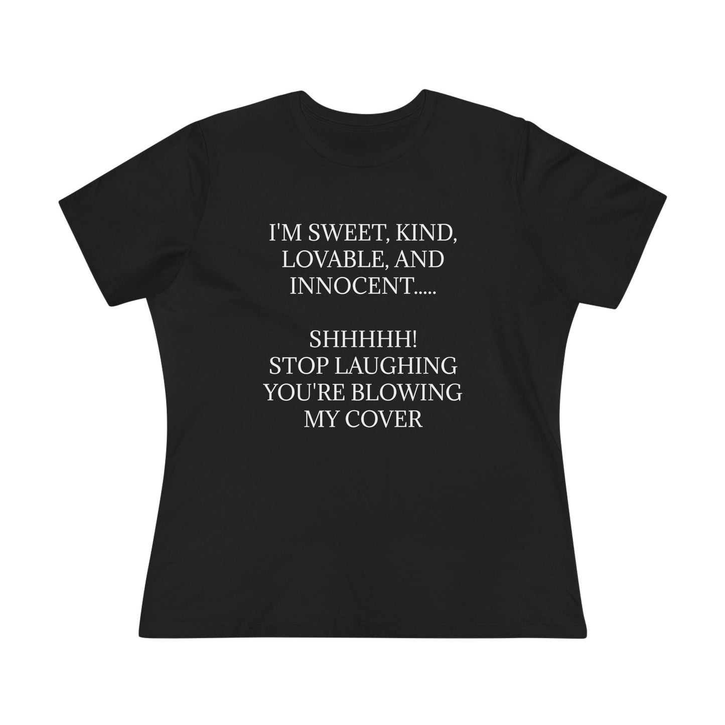 Blowing My Cover Women's Short Sleeve Crewneck Tee