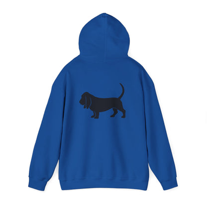 Basset Hound Silhouette Unisex Hoodie