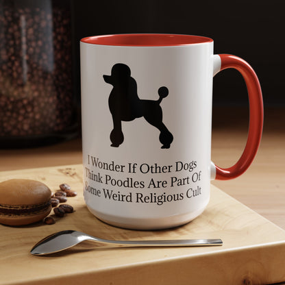 I Wonder 2-Tone Coffee Mug