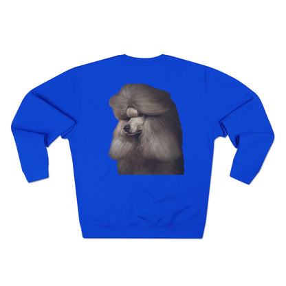 Poodle Head Unisex Crewneck Sweatshirt