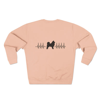 My Heart Beats For Samoyeds Unisex Crewneck Sweatshirt