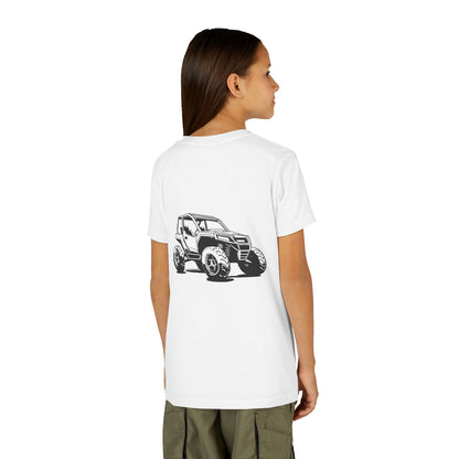 Off The Beaten Path Side By Side Youth Unisex Short Sleeve Crewneck Tee