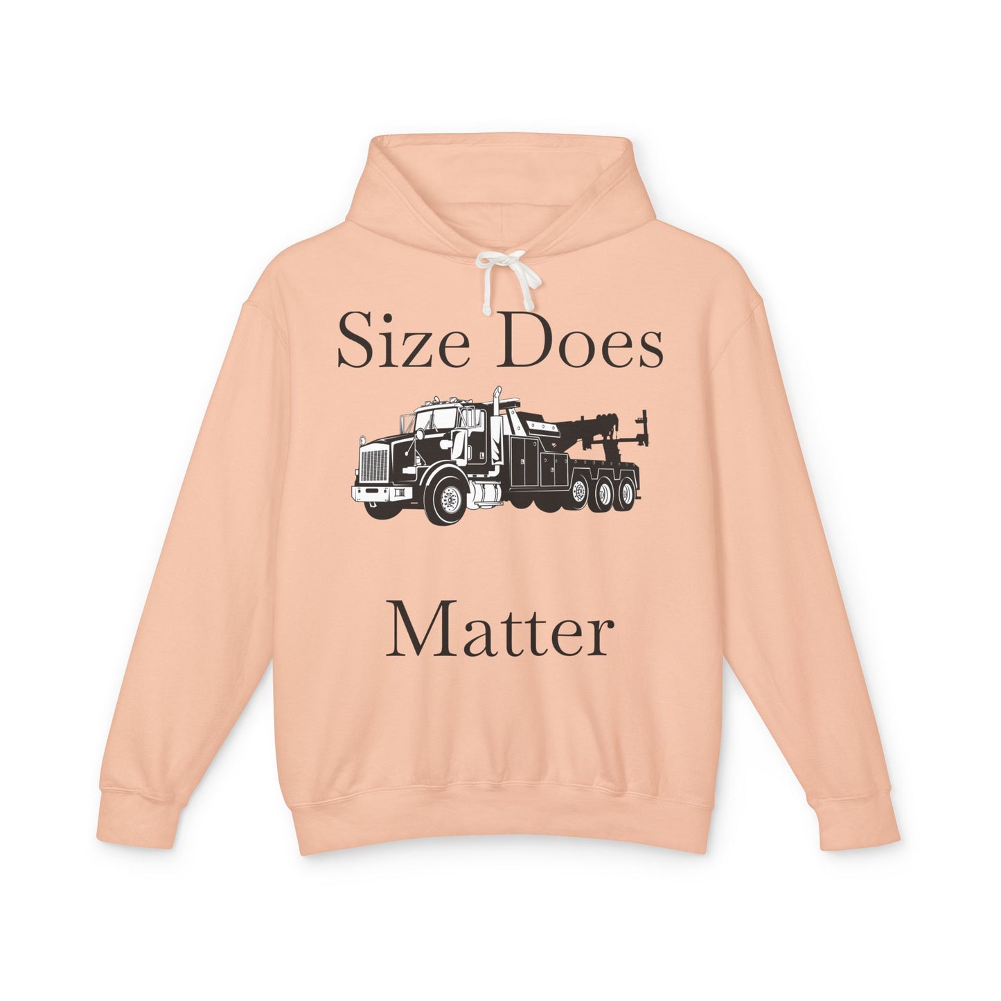 Size Does Matter Unisex Lightweight Hoodie
