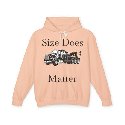 Size Does Matter Unisex Lightweight Hoodie