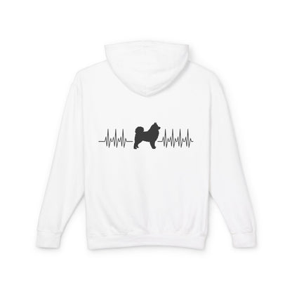 My Heart Beats For Samoyeds Unisex Lightweight Hoodie