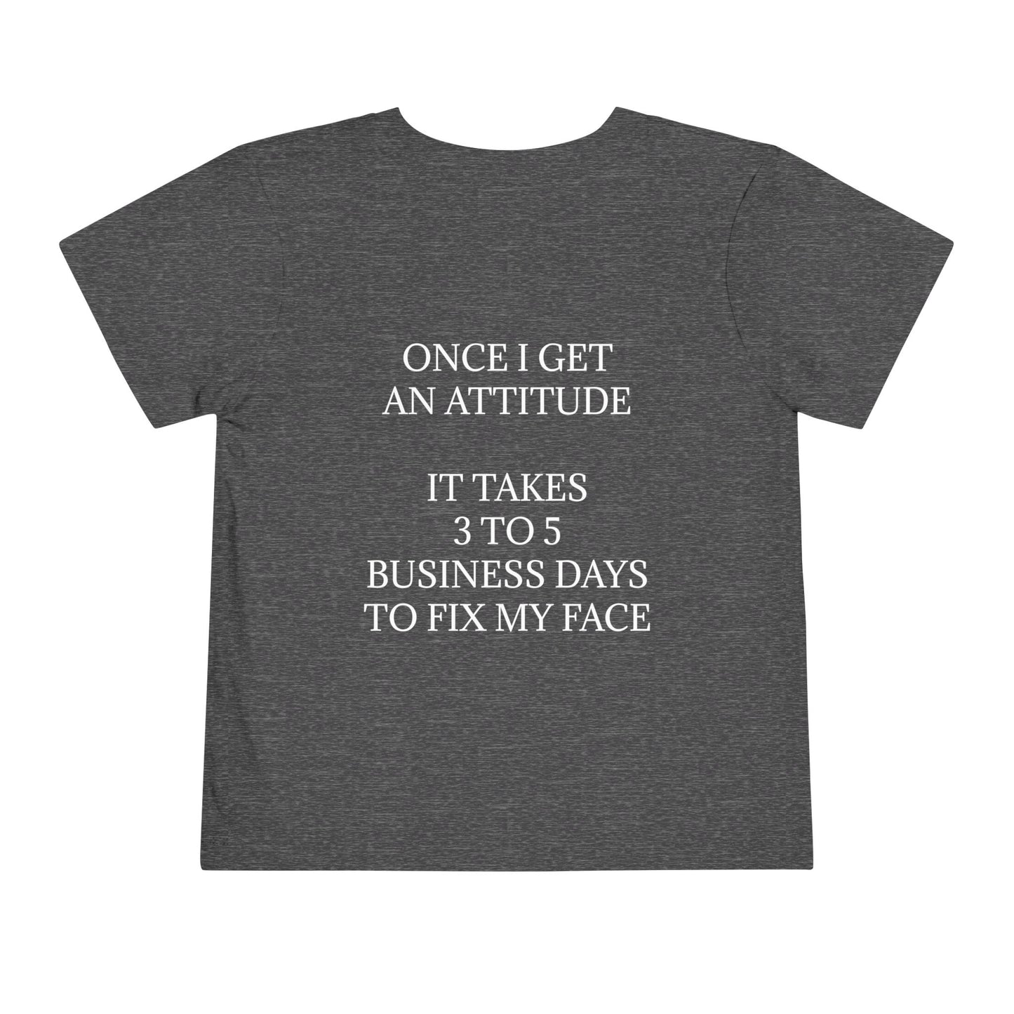 Fix My Face Toddler Unisex Short Sleeve Crewneck Tee