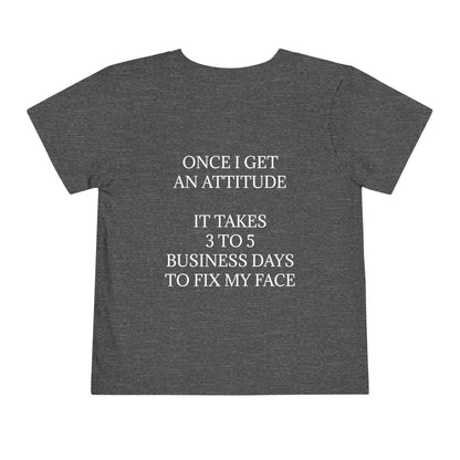 Fix My Face Toddler Unisex Short Sleeve Crewneck Tee
