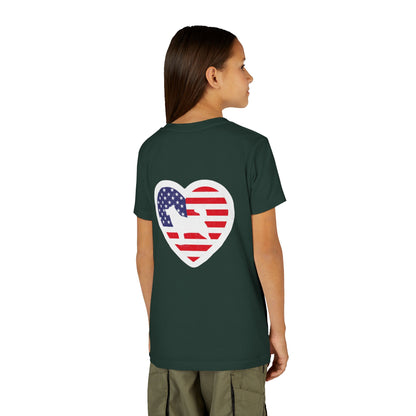 Malamute Flag Youth Unisex Short Sleeve Crewneck Tee