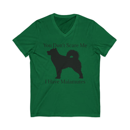 You Don't Scare Me Unisex Short Sleeve V-Neck Tee