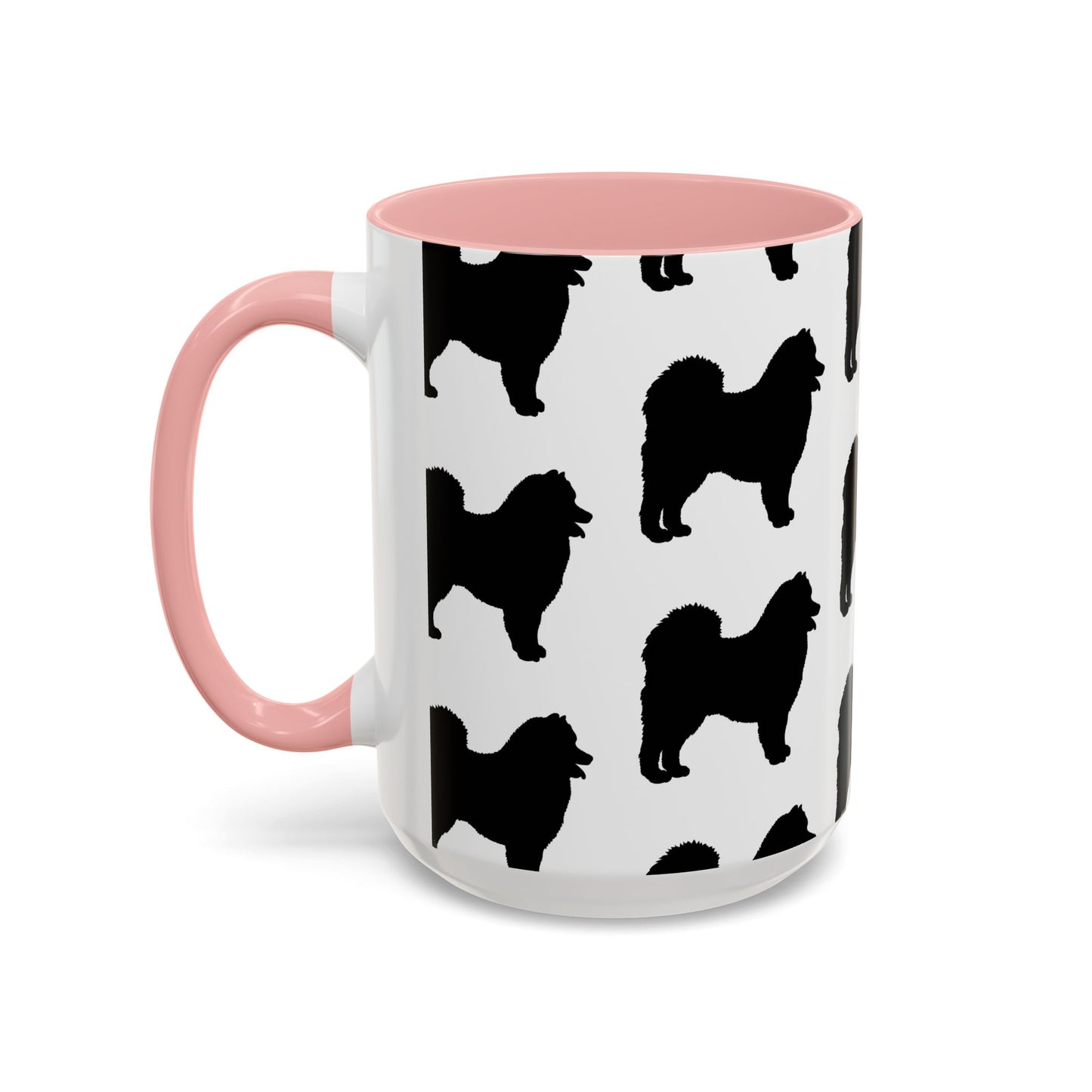 Samoyed Silhouette 2-Tone Coffee Mug