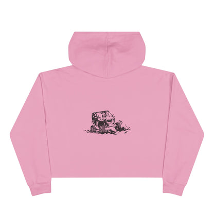 Slingin' Mud Side By Side Women's Crop Hoodie