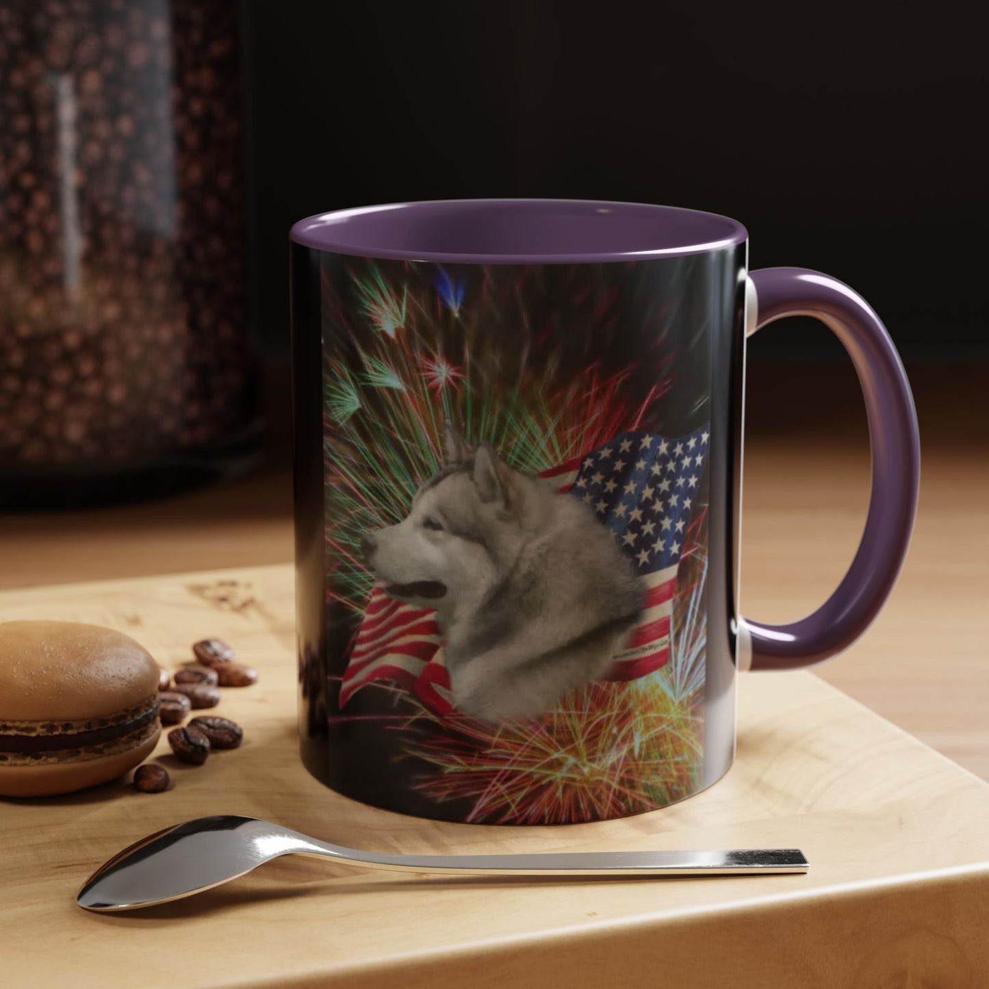 American Malamute 2-Tone Coffee Mug