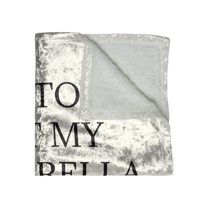 Dumbrella Crushed Velvet Blanket