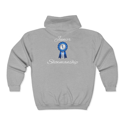 Junior Showmanship Unisex Full Zip Hoodie
