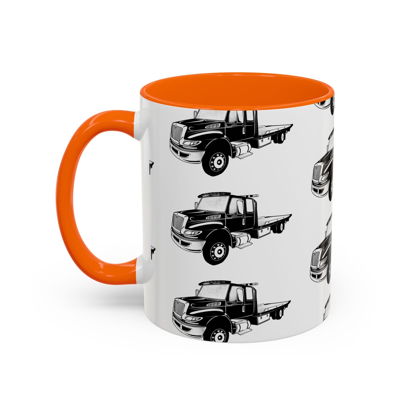 Flatbed Tow Truck 2-Tone Coffee Mug