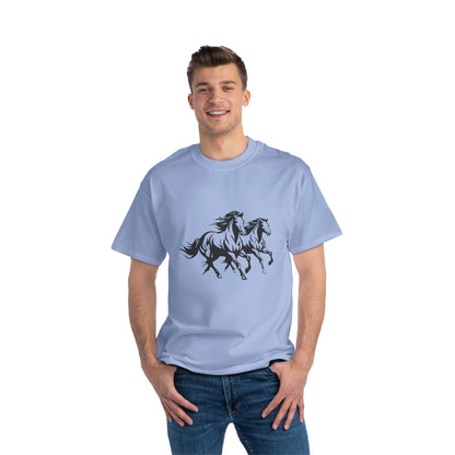 Horsin' Around Men's Short-Sleeve Crewneck Tee