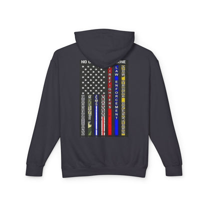 No One Fights Alone Unisex Lightweight Hoodie
