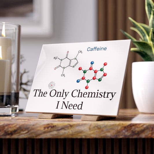 Chemistry Lesson Ceramic Photo Tile