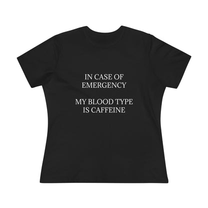Blood Type Women's Short Sleeve Crewneck Tee