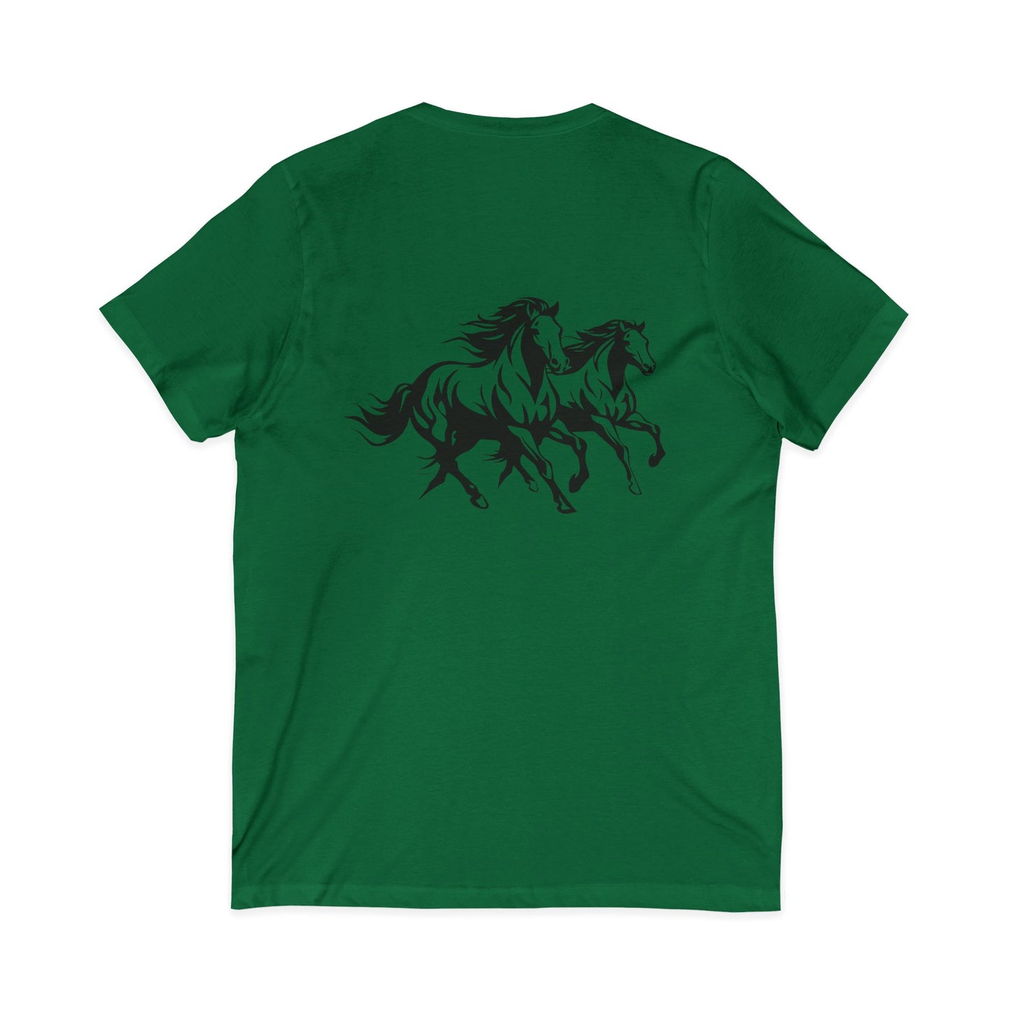 Horsin' Around Unisex Short Sleeve V-Neck Tee