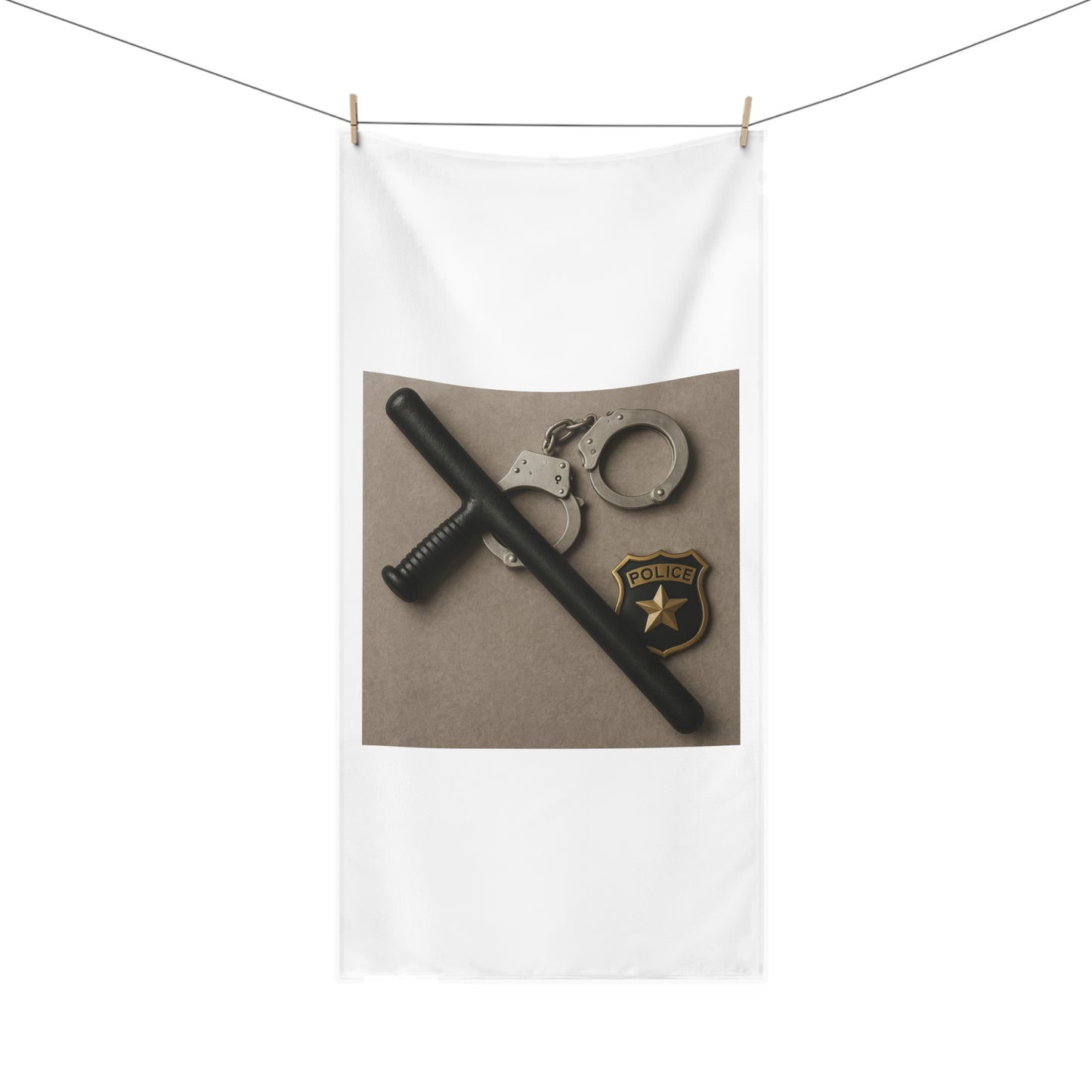 Law Enforcement Appreciation Mink-Cotton  Beach Towel