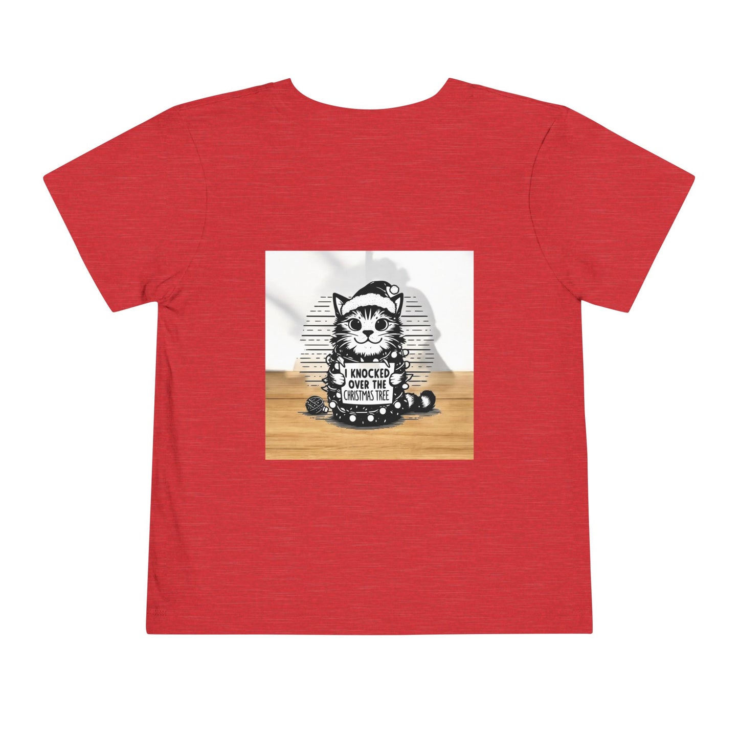 Naughty Cat Toddler Unisex Short Sleeve Crewneck Tee