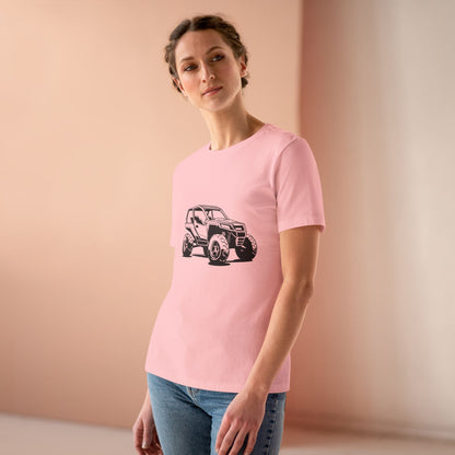 Off The Beaten Path Side By Side Women's Short Sleeve Crewneck Tee