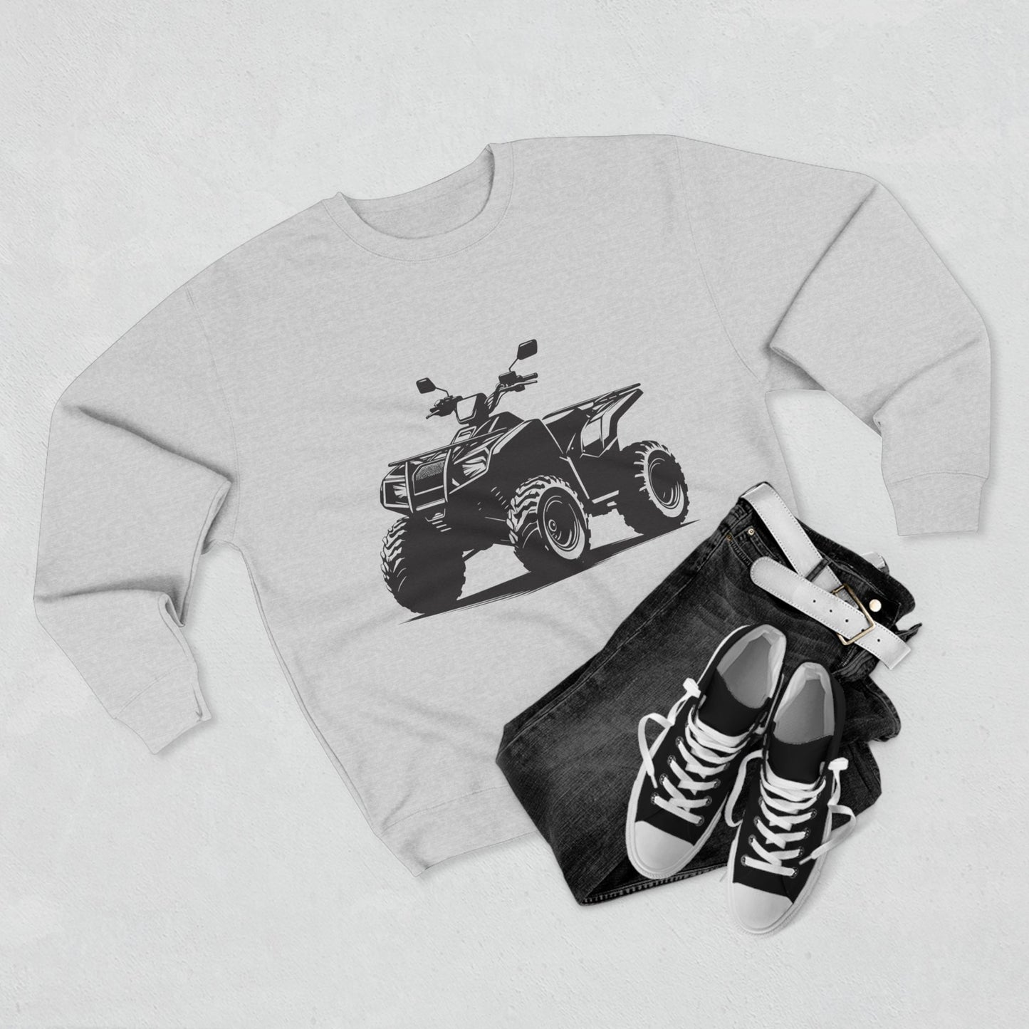 Off The Beaten Path Quad Unisex Crewneck Sweatshirt