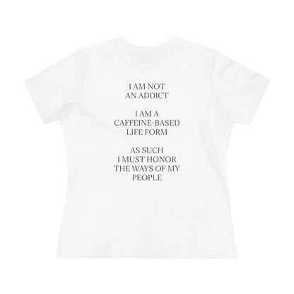 Not An Addict Women's Short Sleeve Crewneck Tee