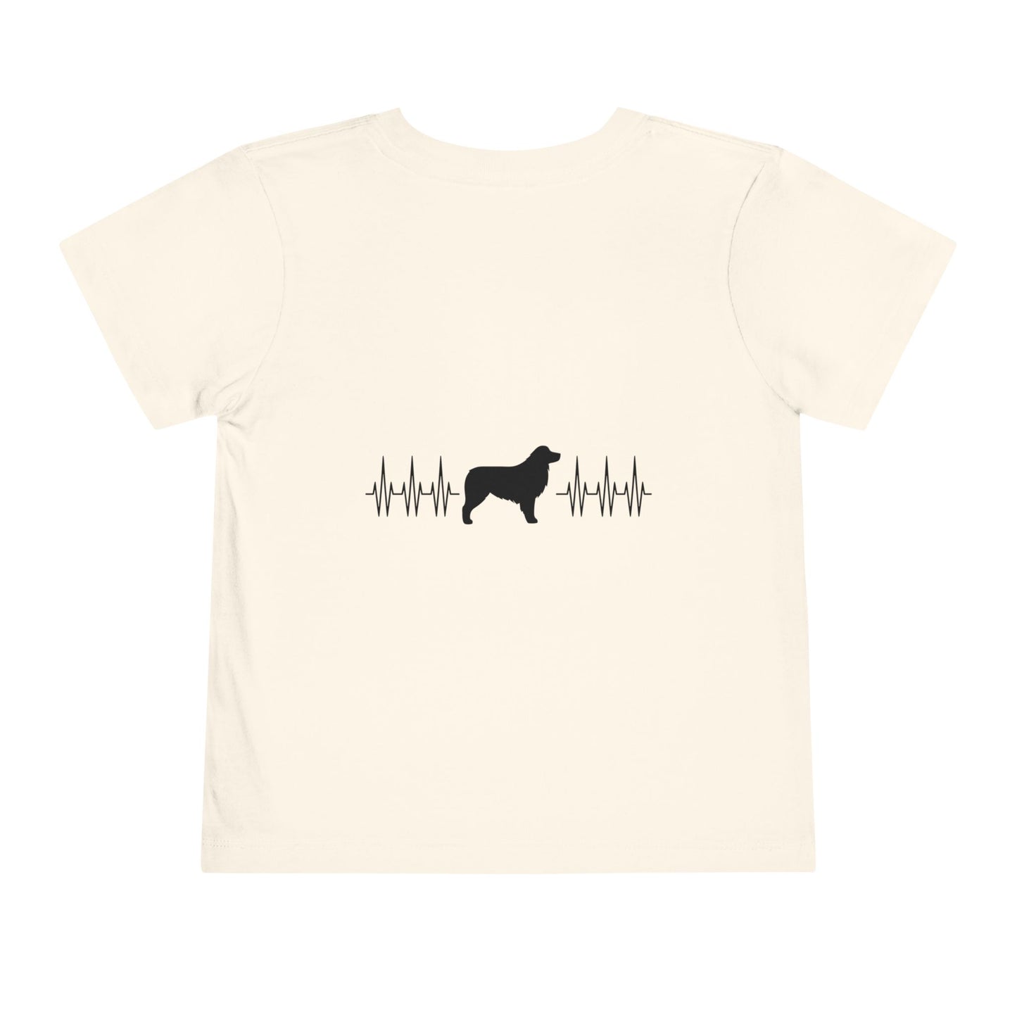 My Heart Beats For Aussies Toddler Unisex Short Sleeve Crewneck Tee