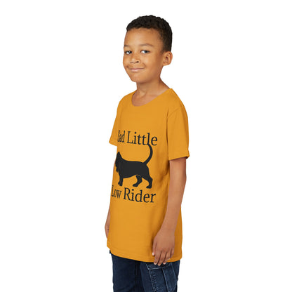 Sad Little Low Rider Youth Unisex Short Sleeve Crewneck Tee