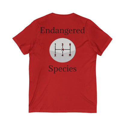 Endangered Species Unisex Short Sleeve V-Neck Tee