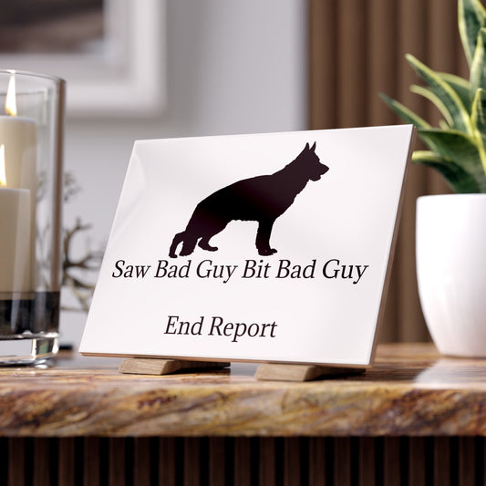 Bad Guy Ceramic Photo Tile