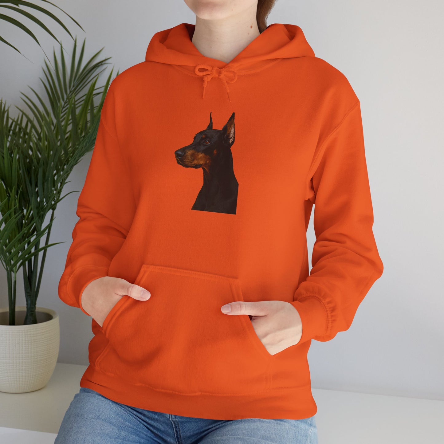 Doberman Head Unisex Hoodie