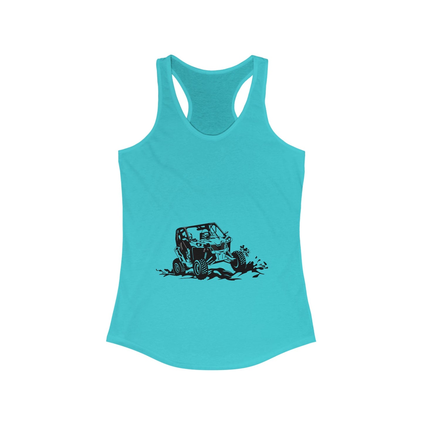 Slingin' Mud Side By Side Women's Racerback Tank