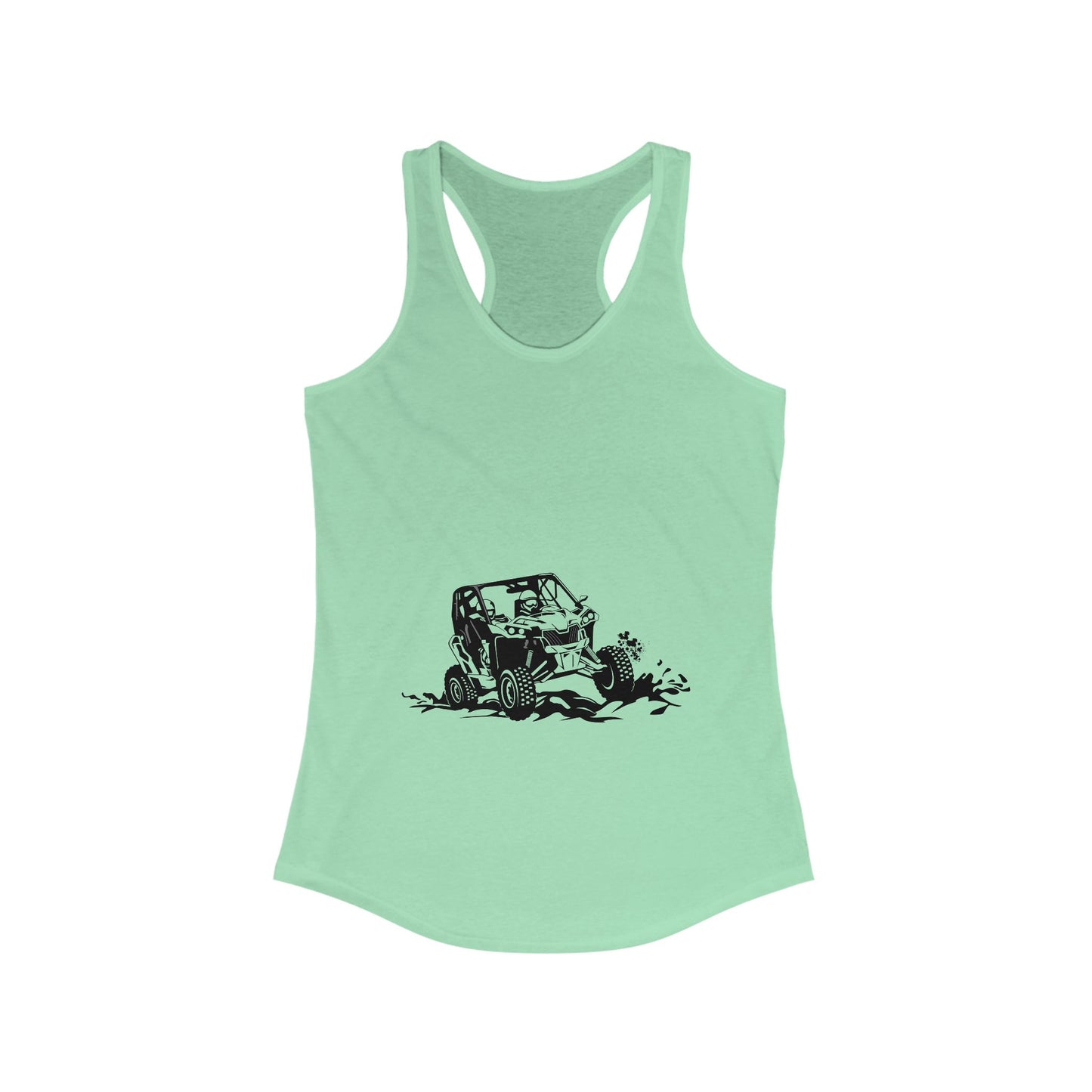 Slingin' Mud Side By Side Women's Racerback Tank