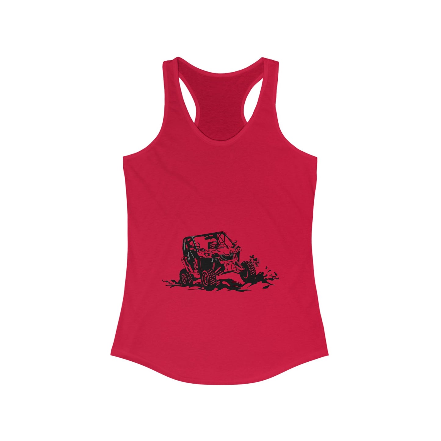 Slingin' Mud Side By Side Women's Racerback Tank
