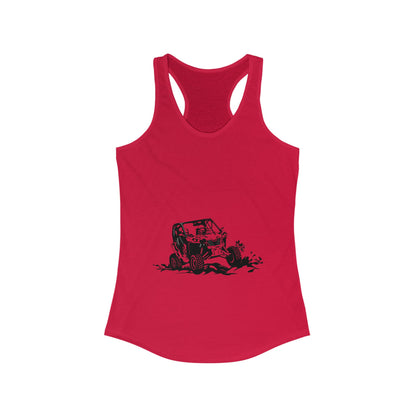 Slingin' Mud Side By Side Women's Racerback Tank