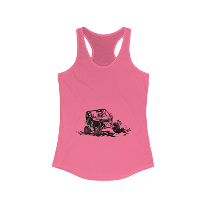 Slingin' Mud Side By Side Women's Racerback Tank